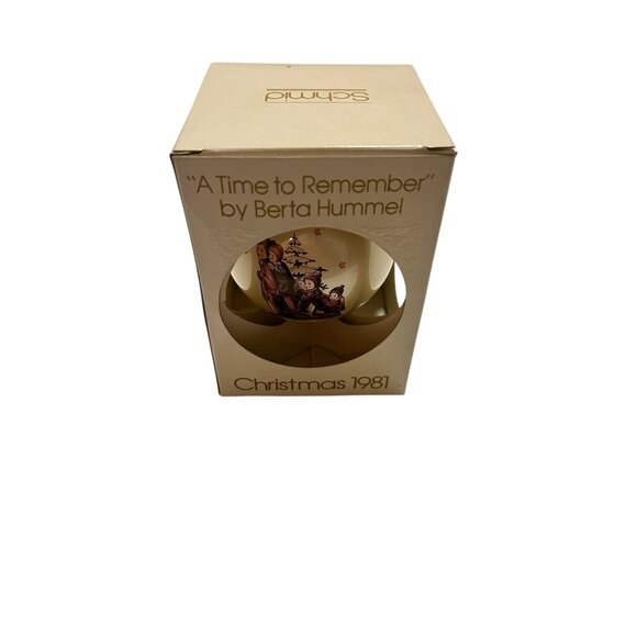 Berta Hummel 1981 Christmas Ornament "A Time To Remember" Eighth Limited Edition - Picture 13 of 14
